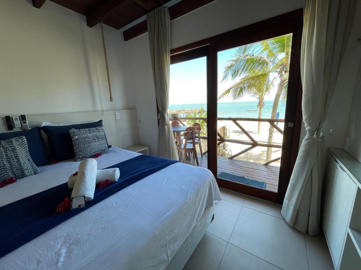 Ap. Peixe Boi Pe Na Areia Com Vista Frontal E Total Para O Mar Barra Grande  Exterior foto