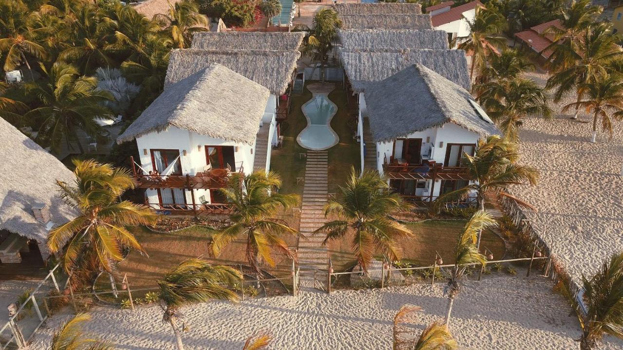 Ap. Peixe Boi Pe Na Areia Com Vista Frontal E Total Para O Mar Barra Grande  Exterior foto